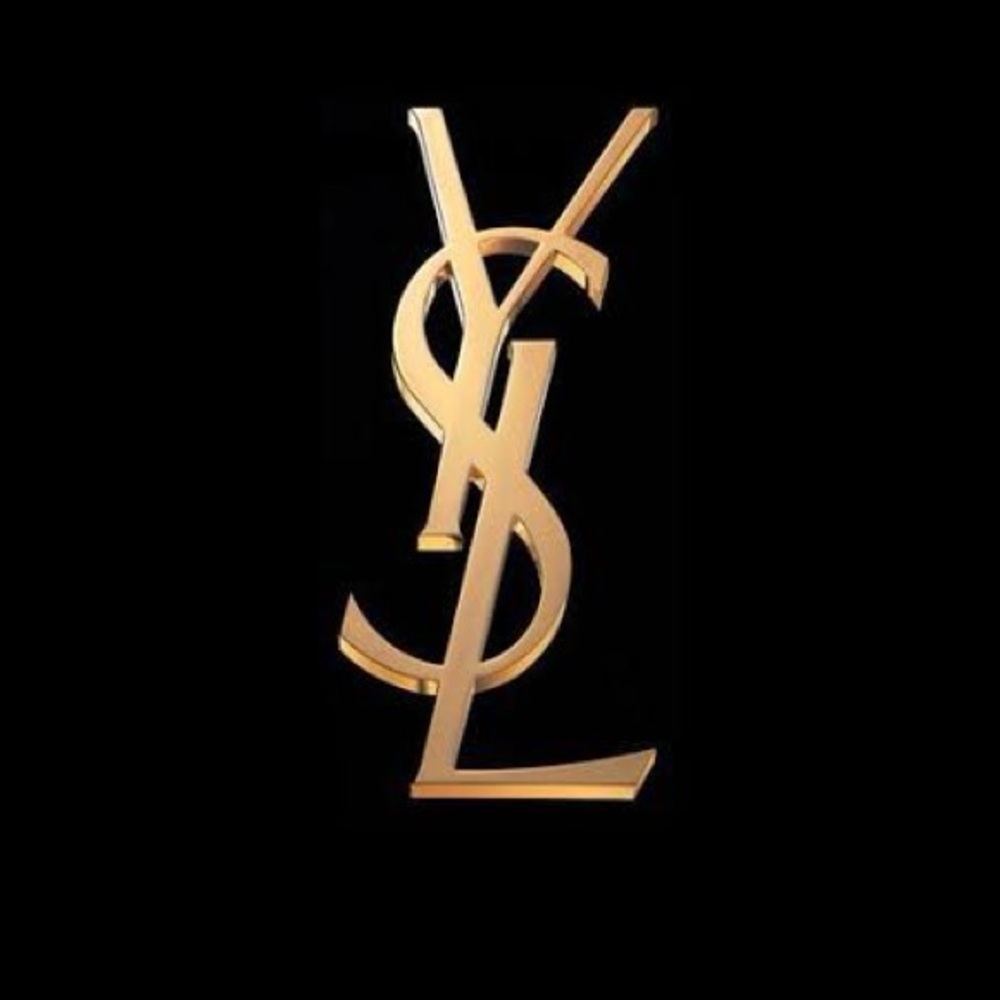 ‼️WOW‼️Yves Saint Laurent Black and gold- 🖤🧡Uptown Envelope Clutch‼️GUC - Picture 5 of 12